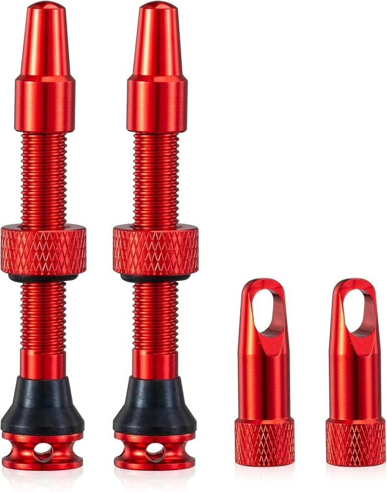Hzjd Tubeless Presta Vožtuvai, Raudoni, 44 mm, 2 vnt.