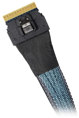 Icy Dock Mb406l-b duomenų kabelis - 1x Slimsas Sff-8654 8i į 1x Slimsas Sff-8654 8i, ilgis 50 cm