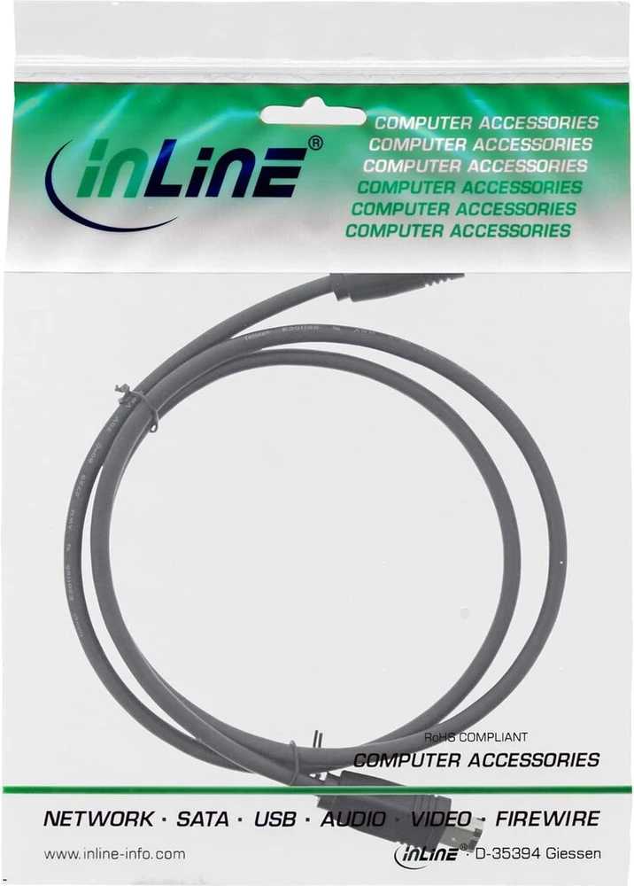 Ieee1394 Firewire kabelis 6m/6m