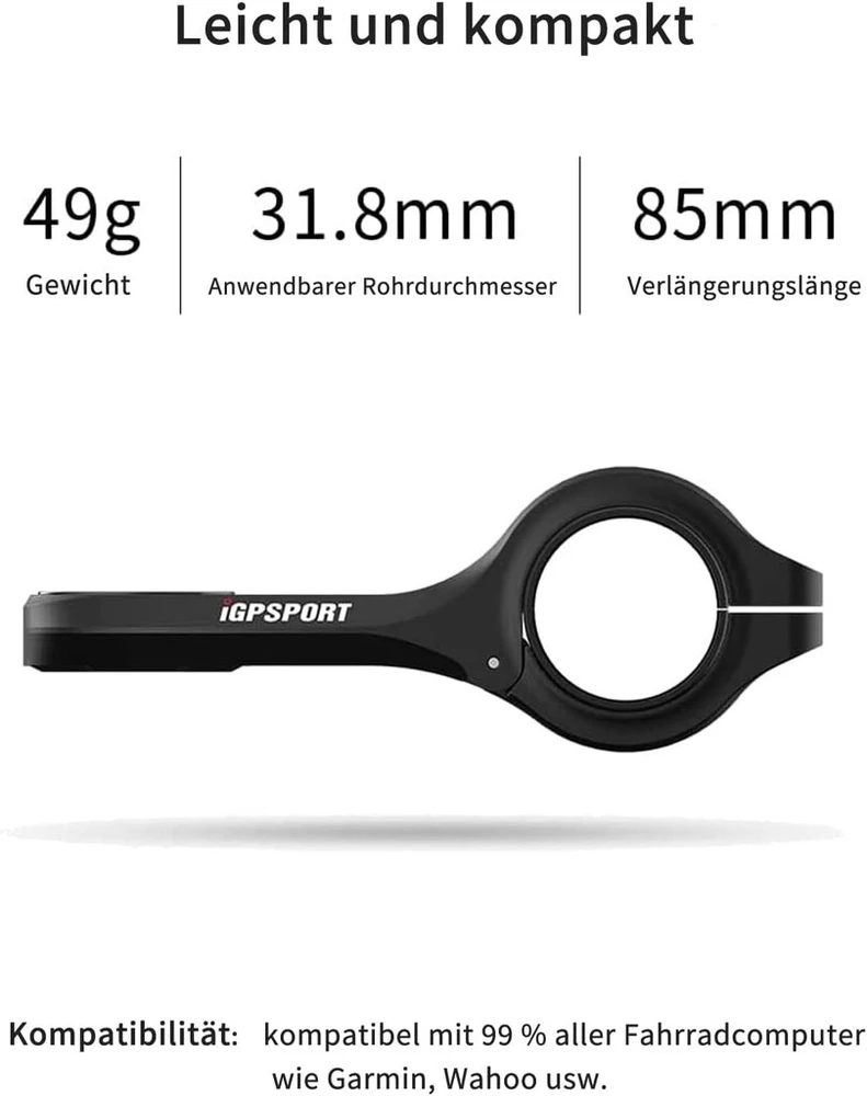 Igpsport M80 dviračio kompiuterio laikiklis, tvirtinamas ant vairo su adapteriais, skirtas Igs630s Bsc100s Bsc300 dviračių kompiuteriams, dviračių priedai, dviračio kompiuterio laikiklis (m80)