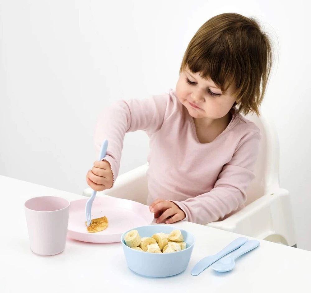 Ikea Kalas rinkinys, 6 asorti pastelinių spalvų lėkštės, be Bpa