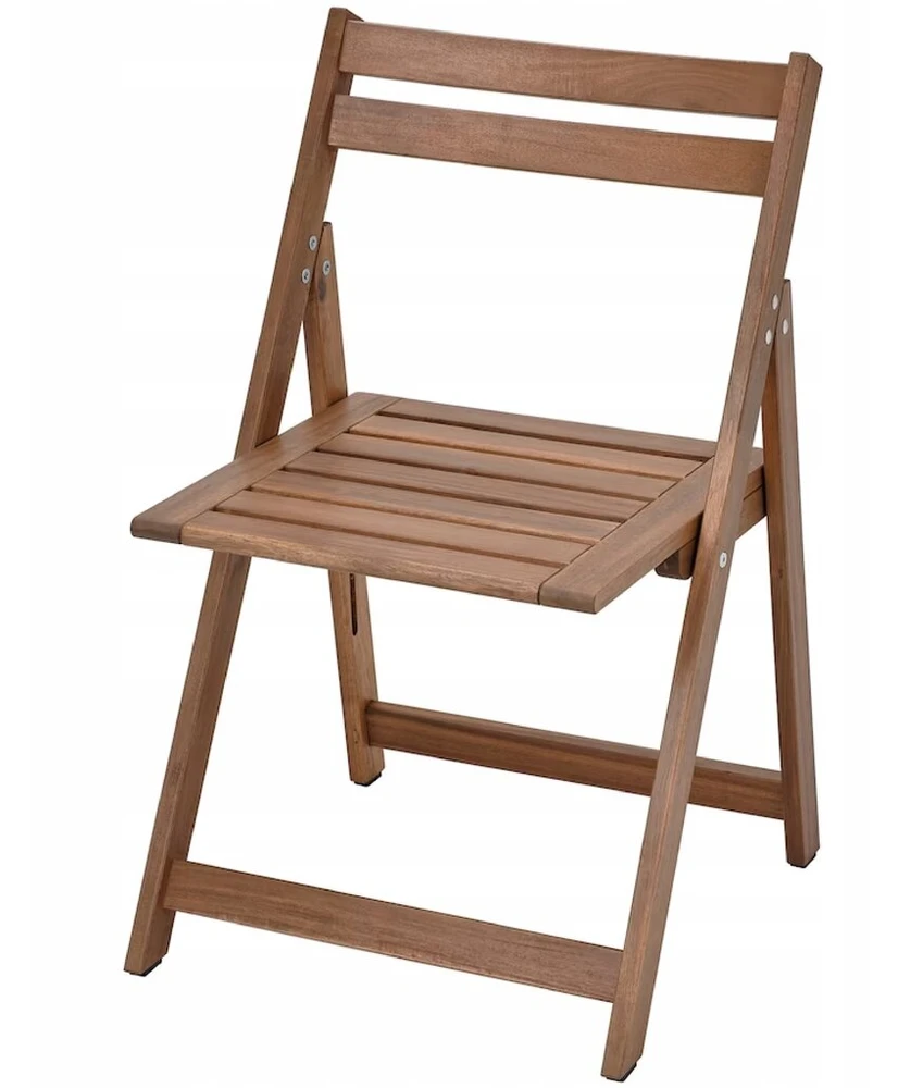 Ikea nammaro | sulankstoma sodo kėdė | šviesiai rudas beicas