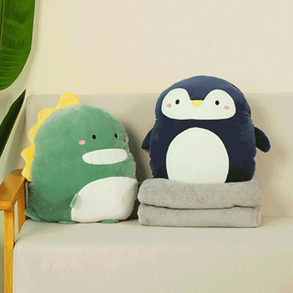 Ikea Oukeyi minkštas pliušinis pingvino pagalvės žaislas, miela anime mesti pagalvė, kimštas gyvūnas, lėlės žaislai