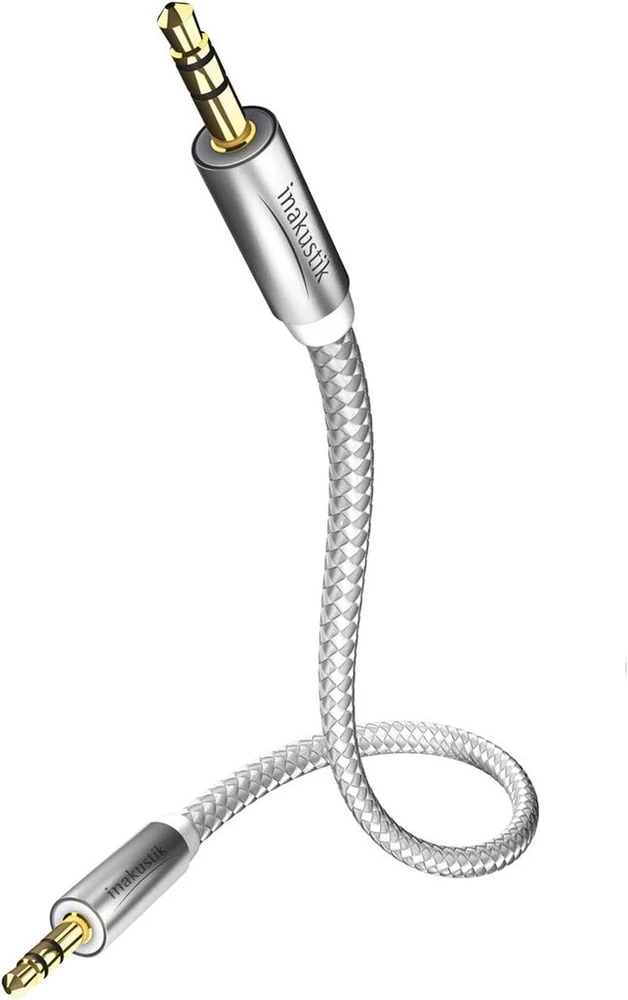 In-akustik Premium Ii 3.5 mm jack kištukas į 3.5 mm mini jack kištuką 3,0 m baltas