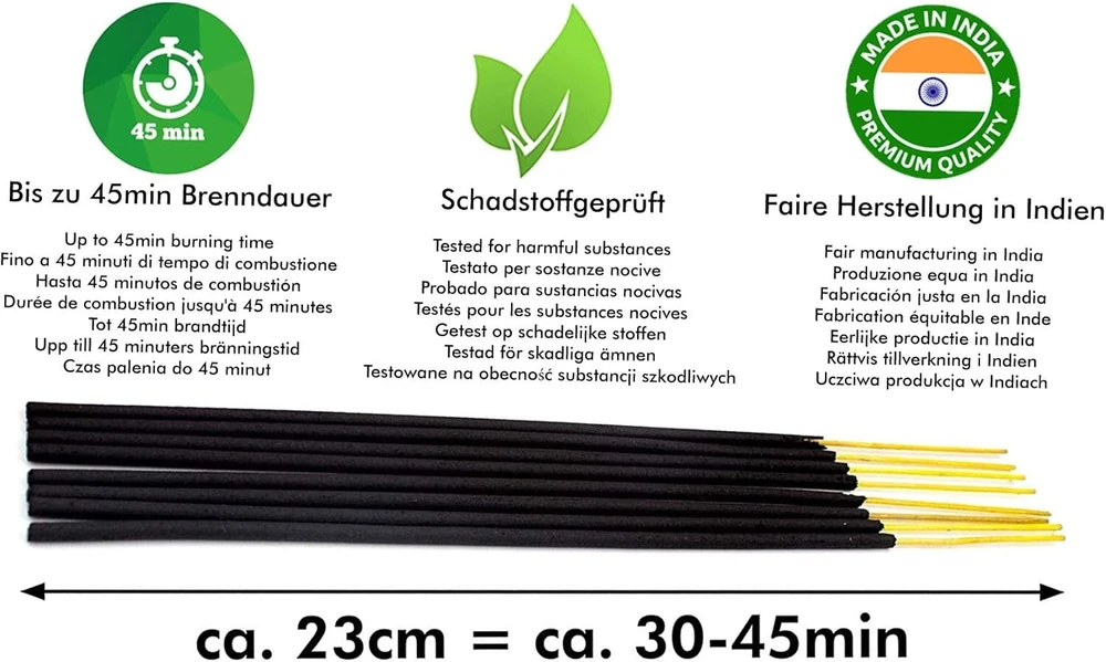 Indiški smilkalai "turto pritraukimas" - 10 dėžučių