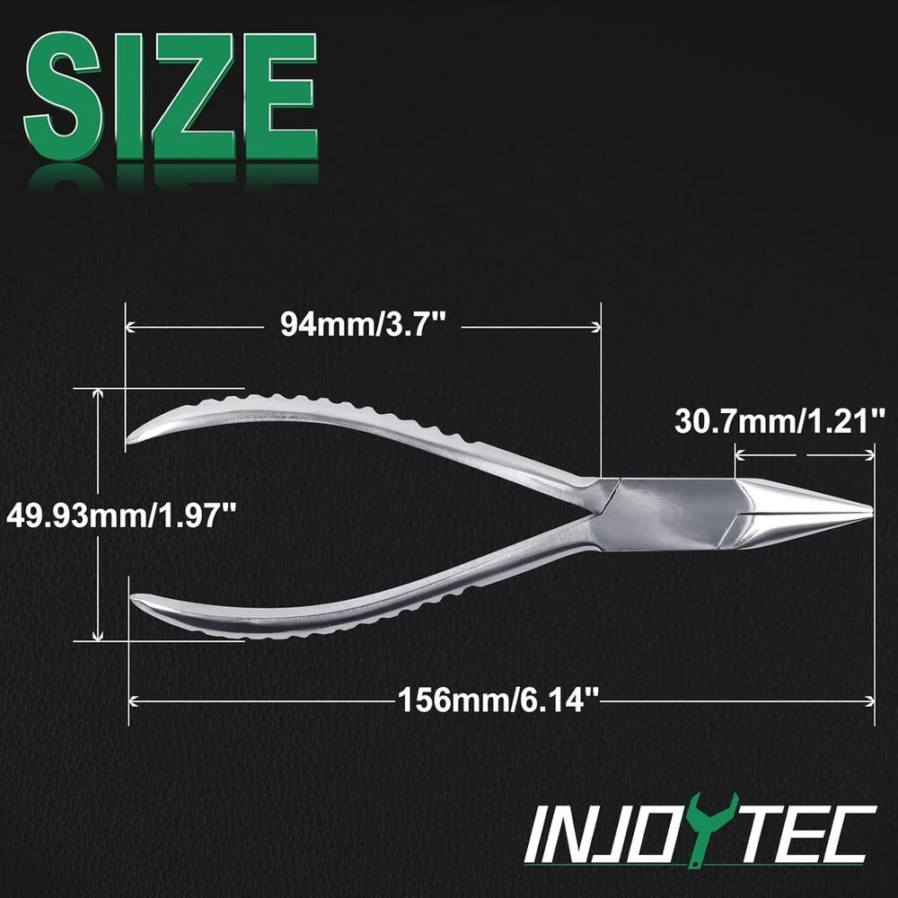 Injoytec grandinės replės, nerūdijančio plieno akinių remonto replės, reguliavimo įrankiai, optiniai įrankiai, daugiafunkcinės precizinės replės, dėžutės tipo jungties konstrukcijos replės juvelyrinių dirbinių gamybai