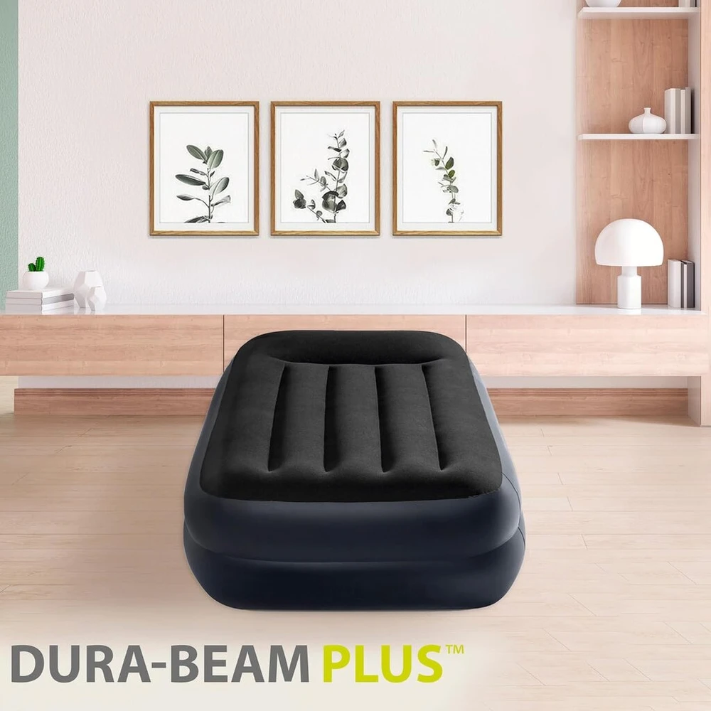 Intex pripučiamas čiužinys su dviguba pagalvės atrama ir fiber-tech rp technologija, pripūsto dydis: 99 cm x 191 cm x 42 cm (64122)