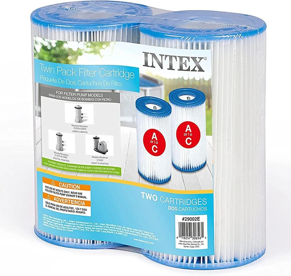 Intex tipo a baseino filtro kasetė, dviguba pakuotė