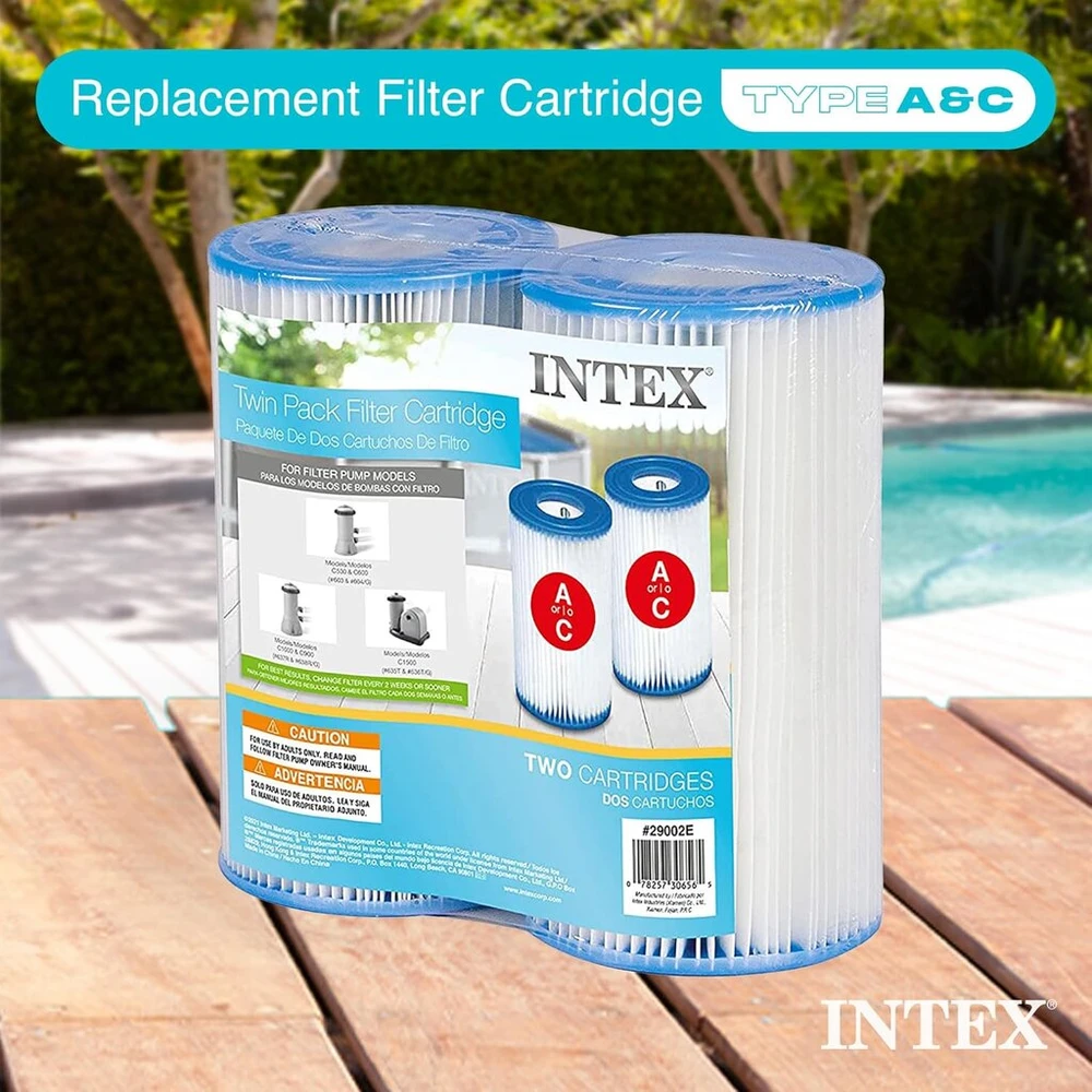 Intex tipo a baseino filtro kasetė, dviguba pakuotė
