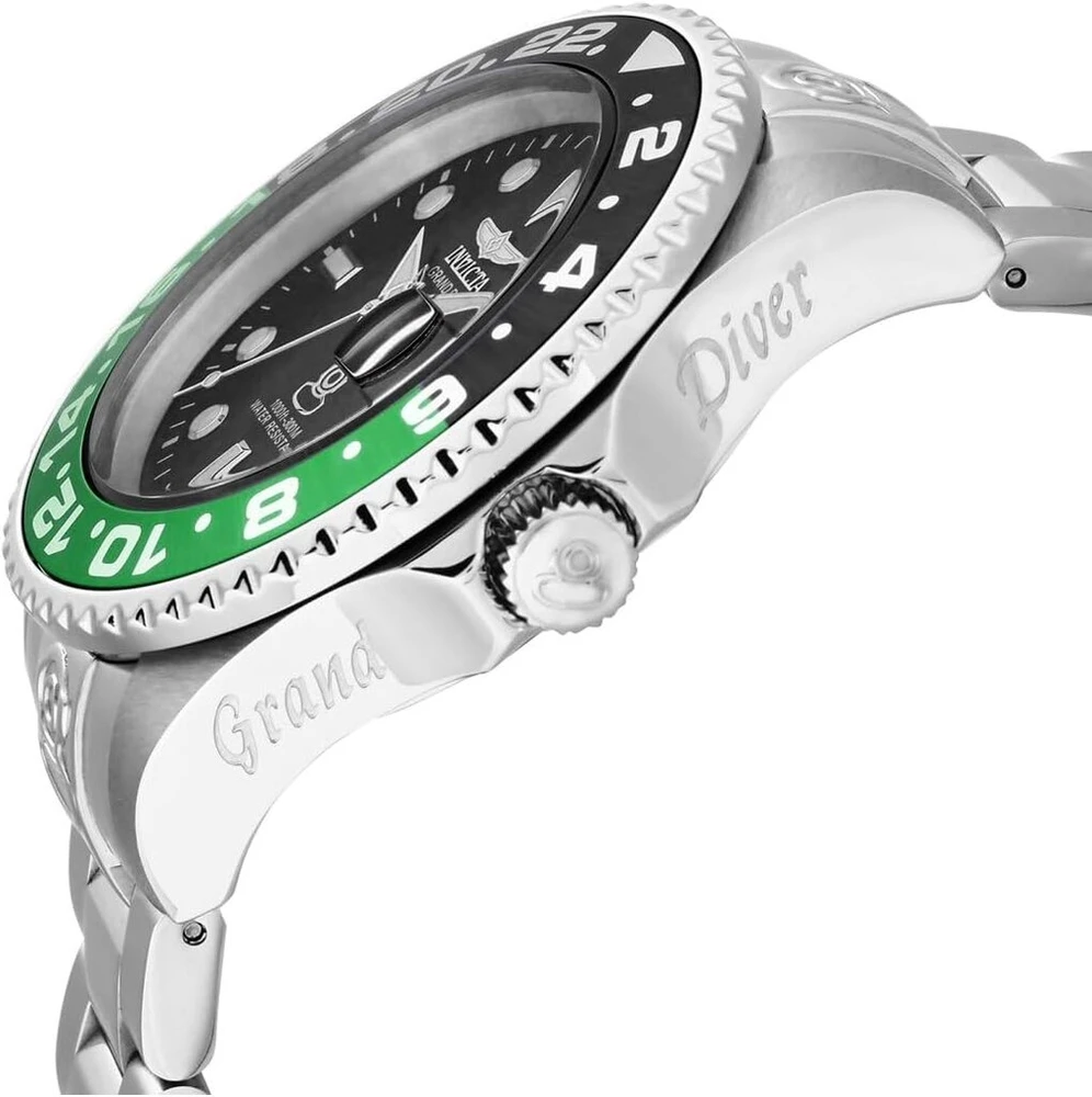 Invicta Grand Diver nerūdijančio plieno vyriškas automatinis laikrodis - 47 mm