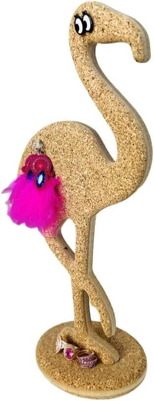 Inwood kamštinė lenta / dvipusė / flamingo dizainas / skelbimų lenta / kamštinė lenta / vaikams ir suaugusiems / rašymui ir prie kosmetinio staliuko / dovana / flamingas