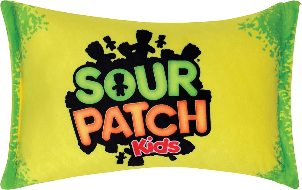 Iscream Sour Patch Kids 18" x 12" pagalvėlių rinkinys su mini Sk-bonbon pagalvėle