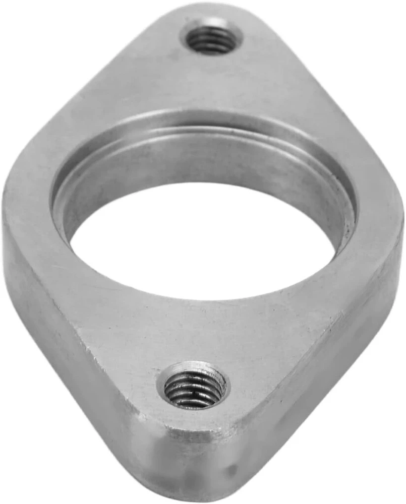 Išmetimo flanšas 38 mm nerūdijančio plieno 2 varžtai išorinis wastegate flanšas universalus automobilio išmetimo flanšas vidinis produkto skersmuo 38 mm / 1,5"