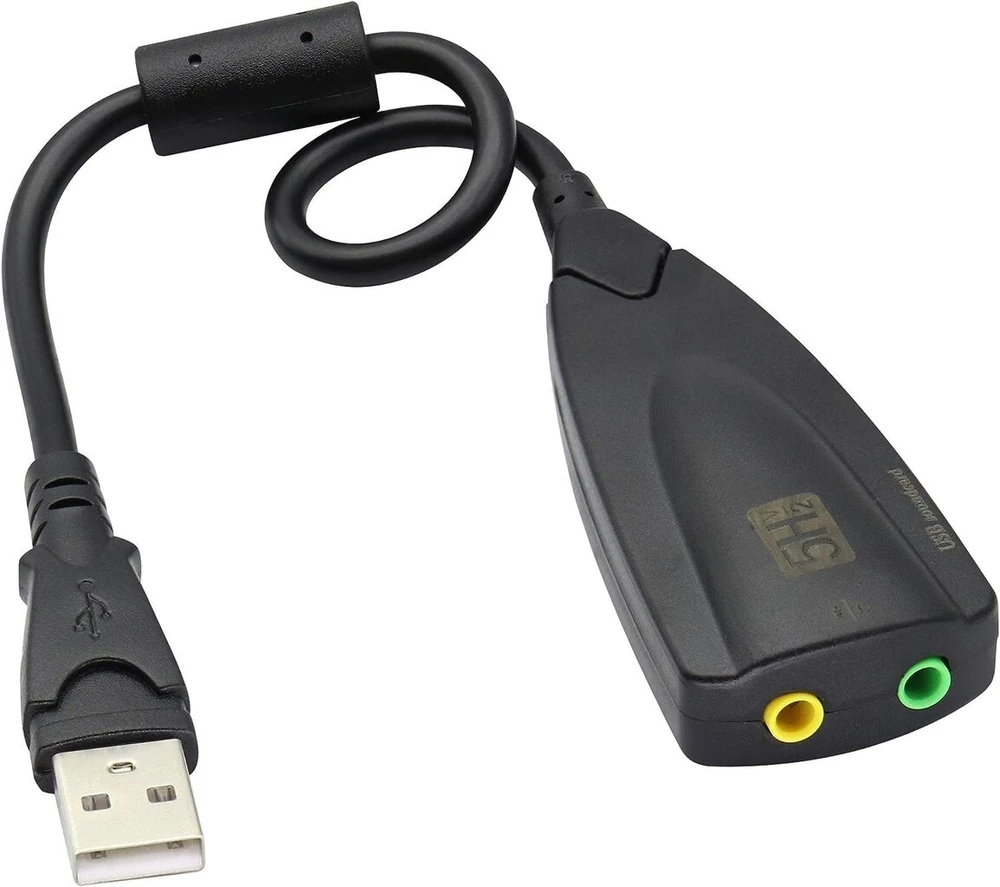 Išorinė Usb 7.1 garso plokštė su 3.5mm jungtimis