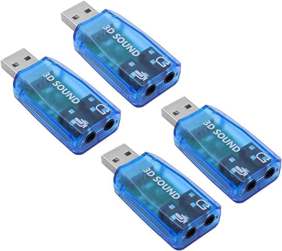 Išorinė Usb garso plokštė 4 vnt. su 7.1 kanalo garsu