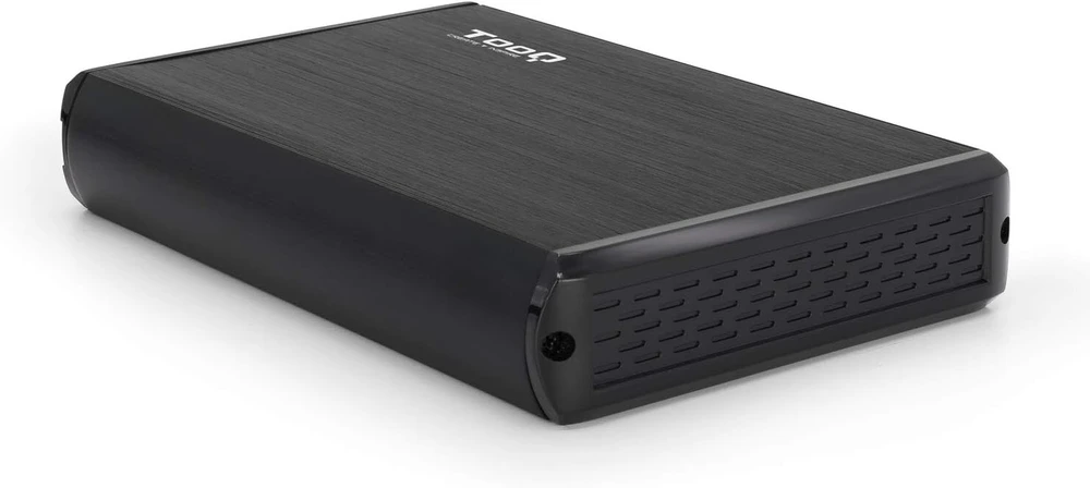 Išorinis diskų dėklas Tqe-3509b, palaiko 3.5" Sata standžiuosius diskus, Usb 2.0 prievadas greitam duomenų perdavimui, patvarus stilingas juodas dizainas, idealiai tinka įrenginių apsaugai