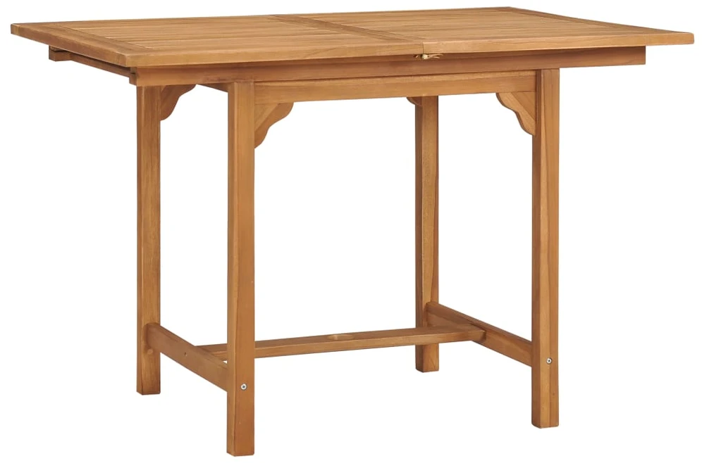 Išskleidžiamas stalas, (110-160)x80x75cm, tikmedžio masyvas