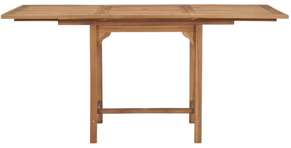 Išskleidžiamas stalas, (110-160)x80x75cm, tikmedžio masyvas