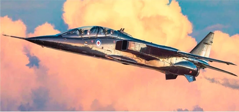 Italeri 1470 1:72 Jaguar T.2 R.a.f. Trainer modeliavimo rinkinys, statomasis modelis, rankdarbiai, hobis, klijavimas, plastikinis rinkinys, detalus