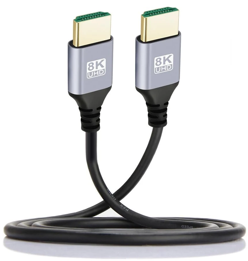 Itin plonas Hdmi 2.1 kabelis 8k 4k 3m, didelis greitis, lankstus