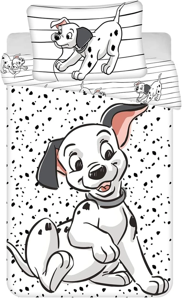 Jerry Fabrics Aptex Disney Baby reversible patalynės komplektas 101 Dalmatinas 100 x 135 cm