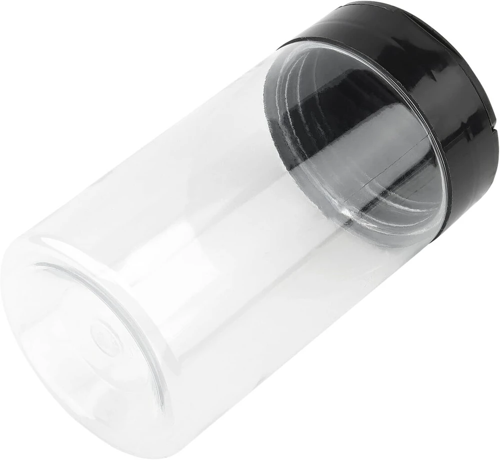 Jiehin 50 vnt. 100 ml plastikinių prieskonių indelių su dangteliais, maži prieskonių indeliai, prieskonių purtyklės, tuščias plastikinis prieskonių indelis su purtyklės dangteliu, skaidri prieskonių laikymo talpa namams, virtuvei