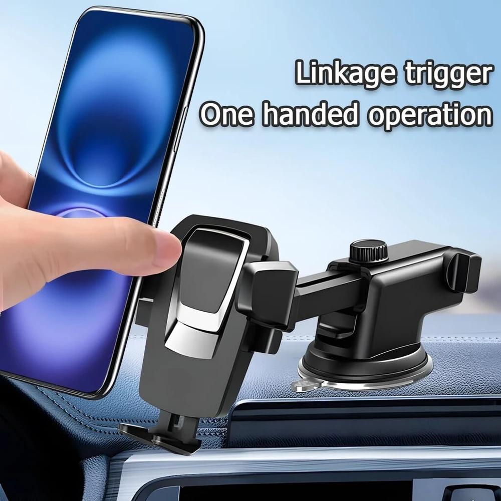 Jnnj Stiklinis automobilinis telefono laikiklis ant prietaisų skydelio, telefono laikiklis, prietaisų skydelio stiklas, telefono laikiklis su siurbtuku ant prietaisų skydelio, automobilinis telefono laikiklis - itin stiprus siurbimo galia (sidabrinis)