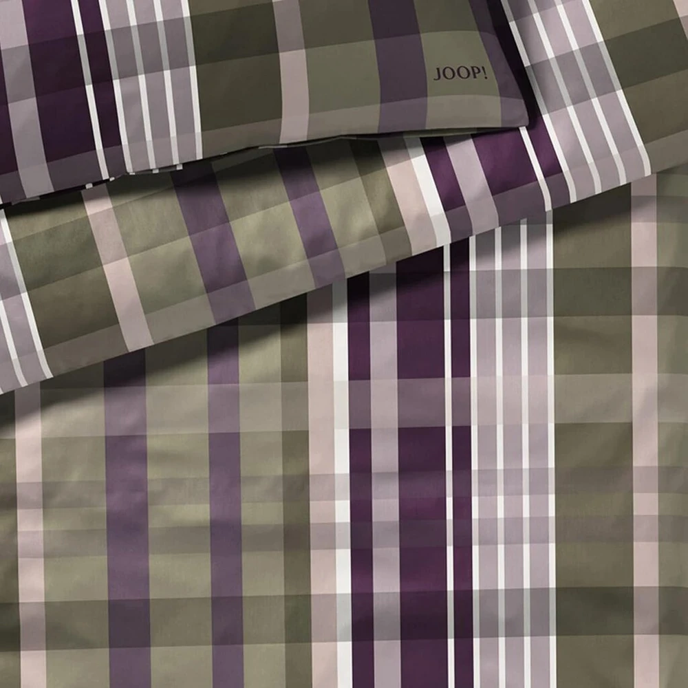 Joop! Checks 4098 ivy 04 patalynės komplektas 80 x 80 cm 155 x 220 cm