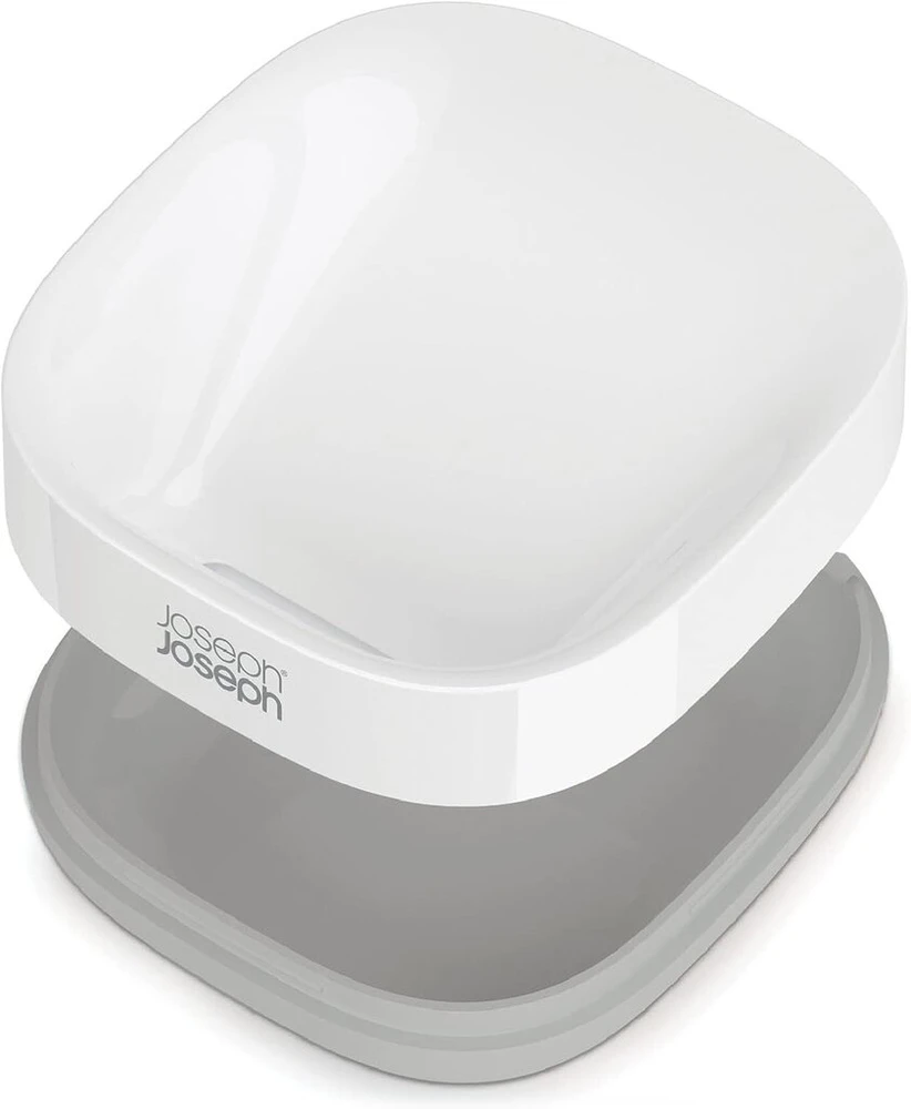 Joseph Joseph Joseph Bathroom Slim Compact muilinė, balta/mėlyna