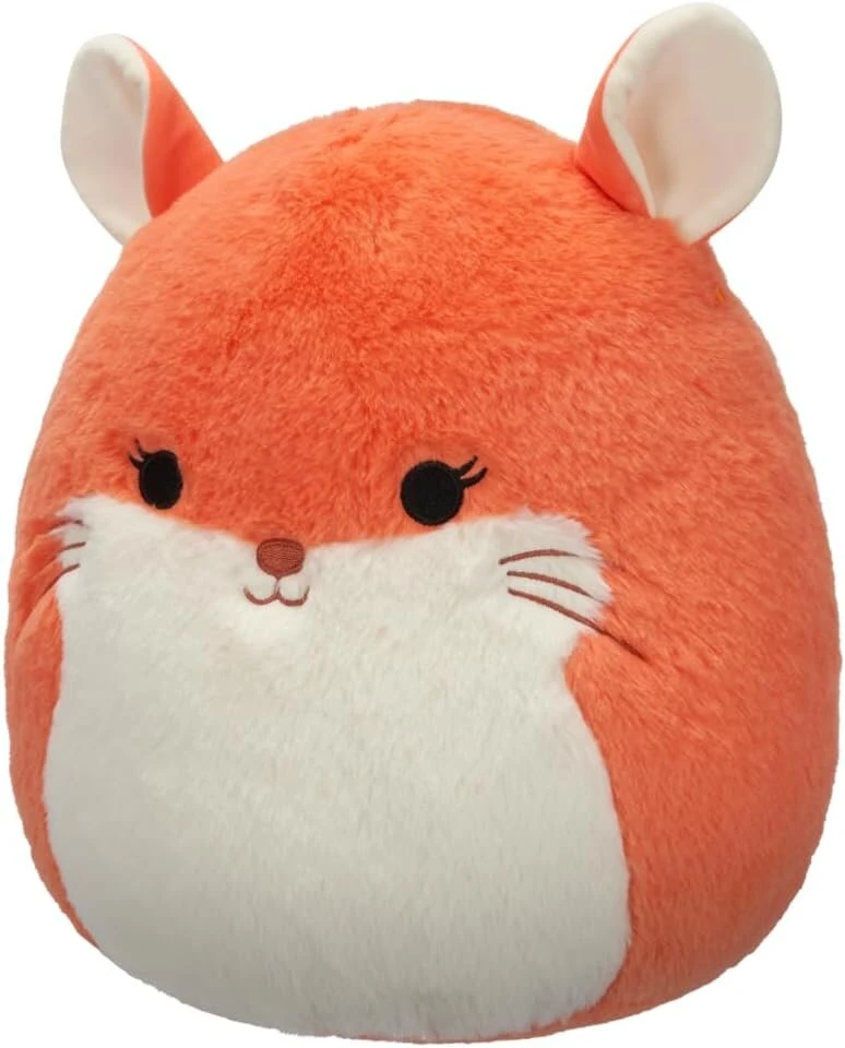 Juddlies Squishmallows Fuzzamallows Erica šinšilos pliušinis žaislas 30 cm - retas išskirtinis originalas 2024