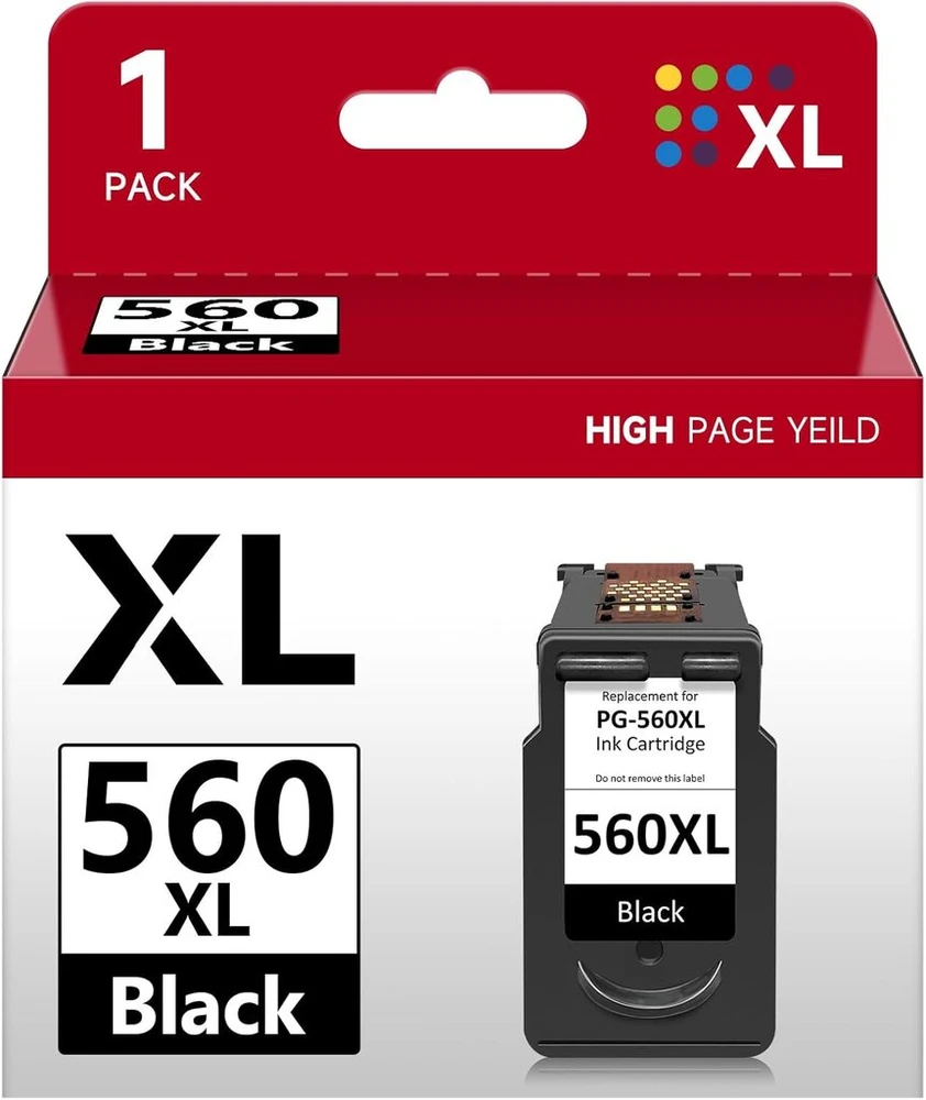 Juoda 560 Xl rašalo kasetė Canon Pixma Ts serijai