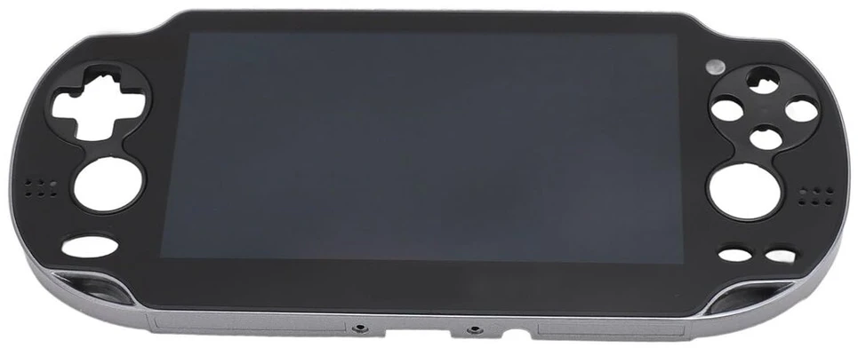 Juodas Lcd jutiklinis ekranas, skirtas Ps Vita Psv 1000 1001 Pch 1001 Pch 1101, profesionalaus žaidimų konsolės skaitmeninio keitiklio stiklo mazgas su rėmo kombinacija (naujas)