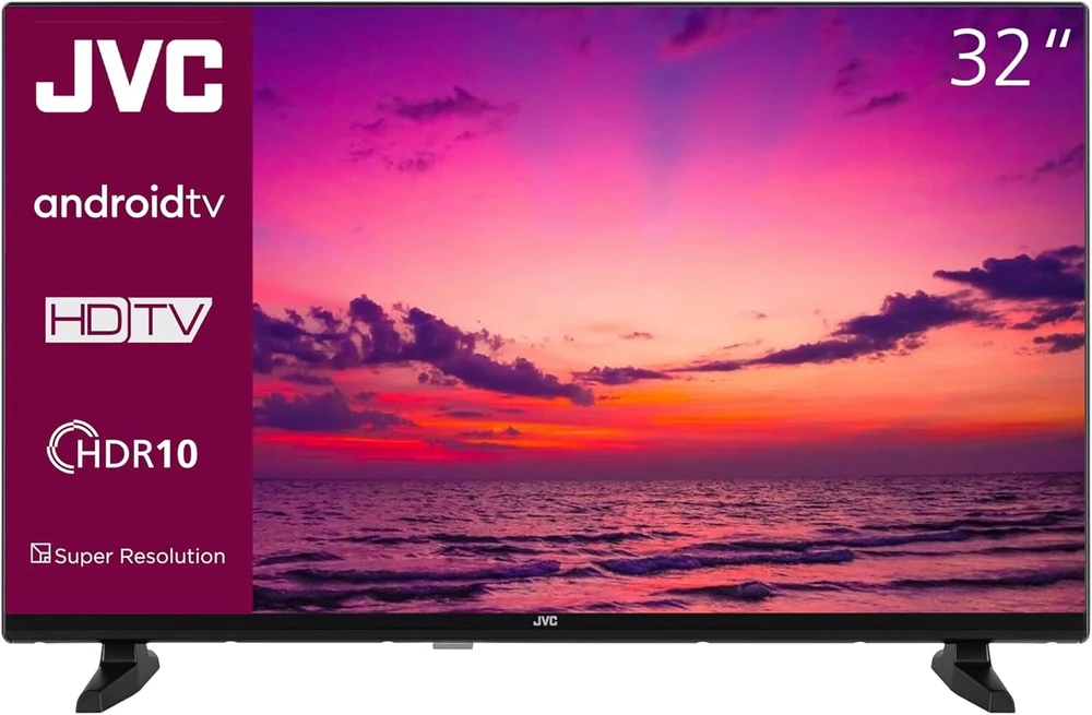 Jvc 32 colių televizorius Android Tv (full Hd Smart Tv, Hdr, trigubas imtuvas, Google Play Store) Lt-32vaf3355