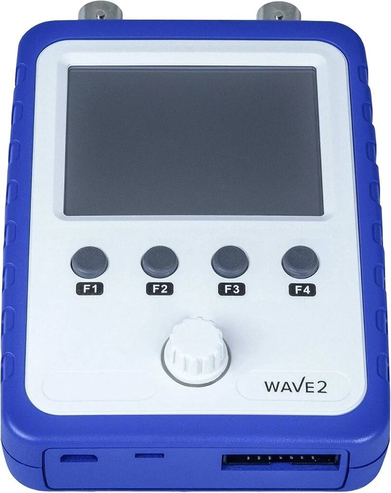Jyetech Wave2 2 kanalų nešiojamas skaitmeninis atminties osciloskopas ir Dds funkcijos generatorius - paruoštas surinktas ir išbandytas Dso 15801 osciloskopas su baterija, didelis 2,4 colio spalvotas jutiklinis ekranas ir 2 Bnc