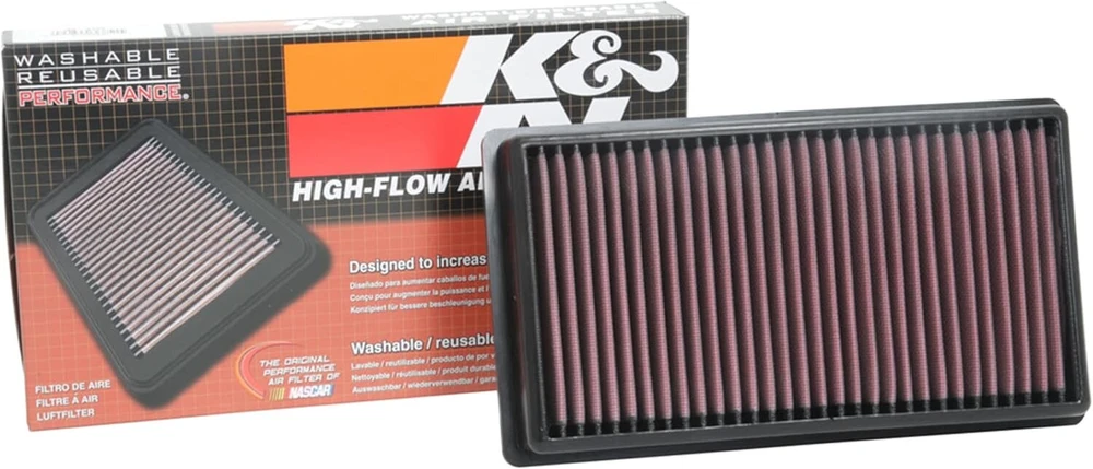 K ir N 33-3122 oro filtras - raudonas