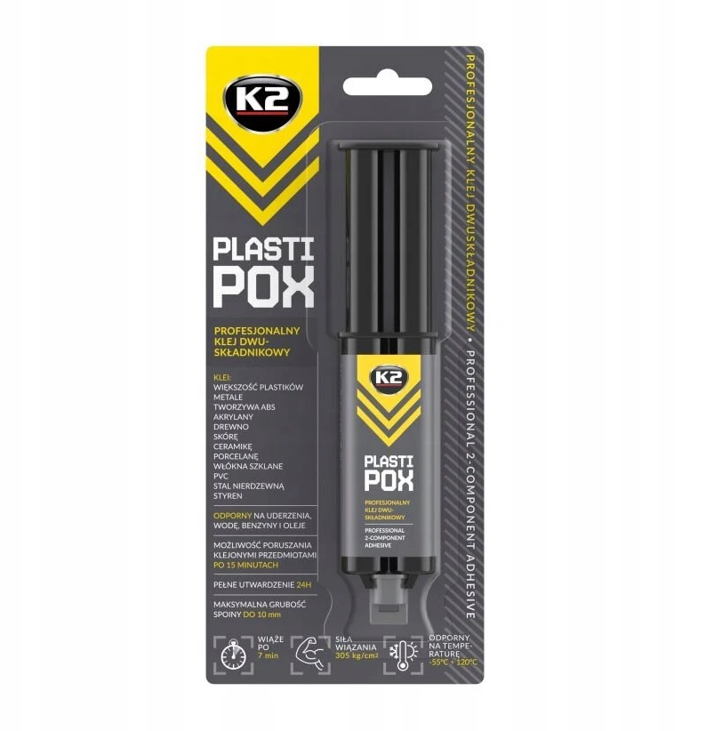 K2 Plastipox klijai plastikui, suvirinimas 25g B478