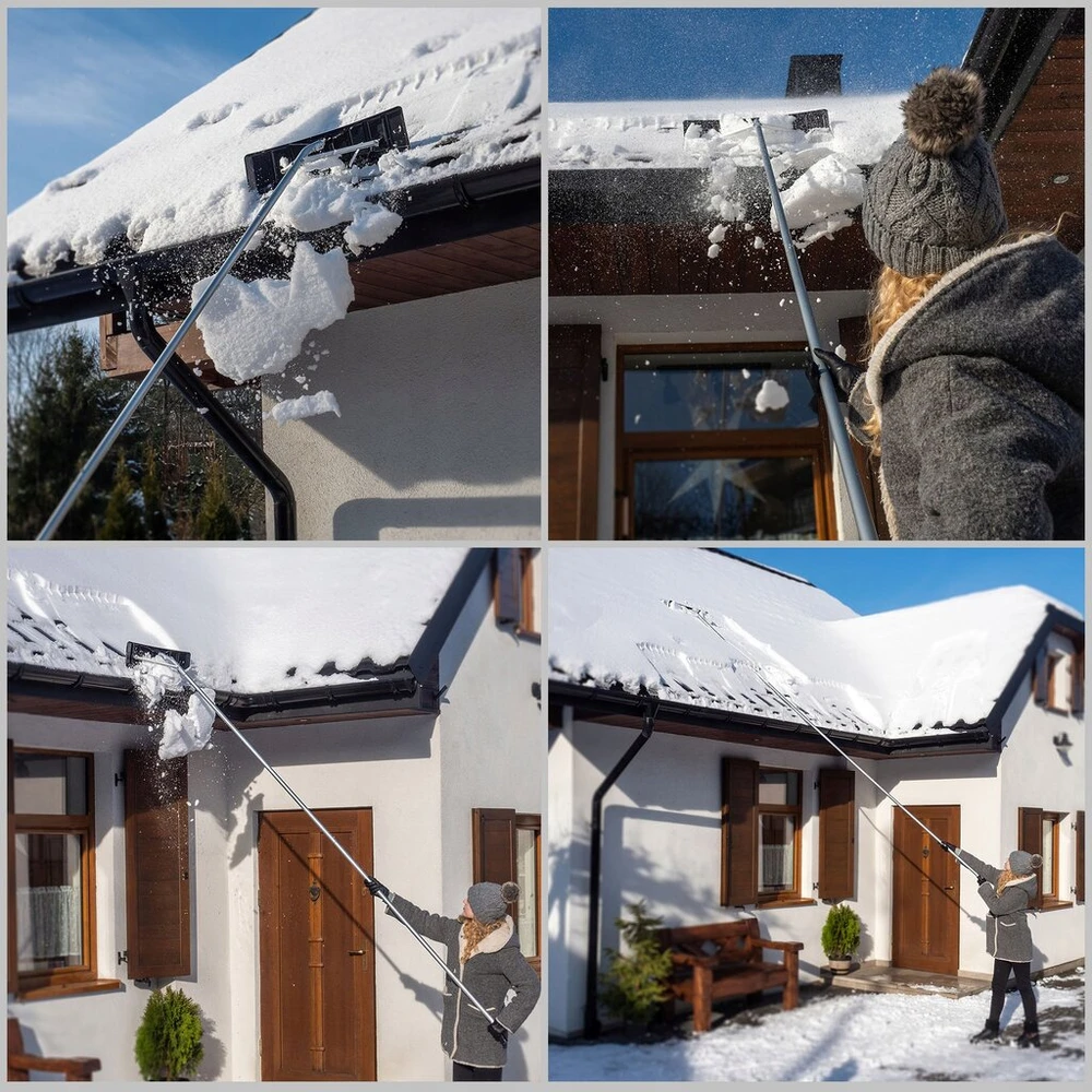 Grandininis pjūklas Kadax sniego kastuvas-grandiklis stogams, reguliuojamas, 473 cm