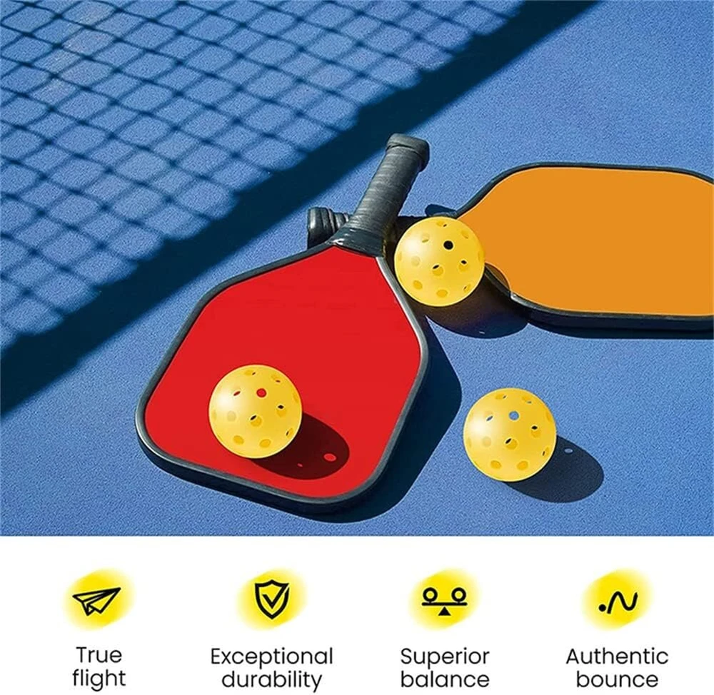 Kadimendium pickleballs, patalpų treniruočių grindų riedulys, didelis atsparumas vėjui, tikslus gręžimas patalpų lengvajai atletikai