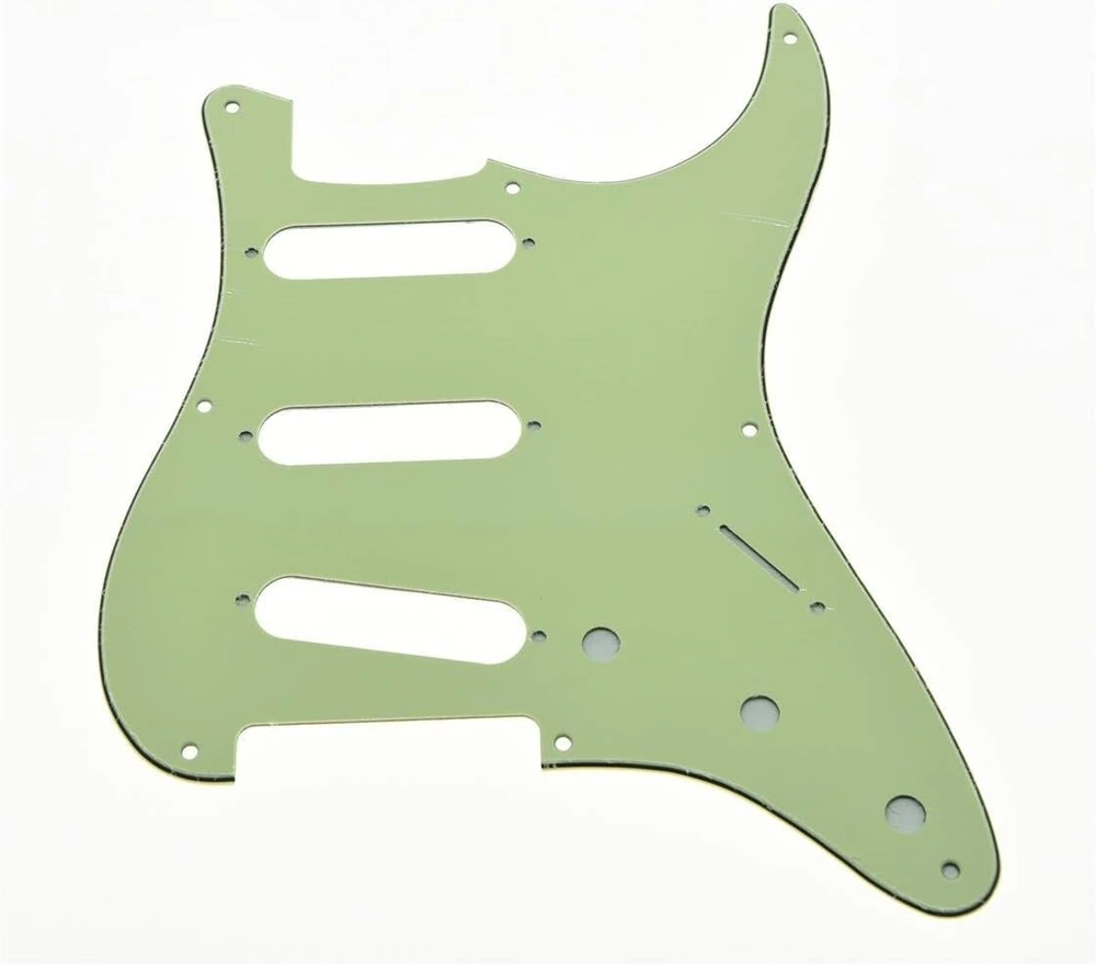 Kaish vintage 8 skylių st strat sss gitaros pickguard, mėtų žalios spalvos, skirtas us arba meksikos strat