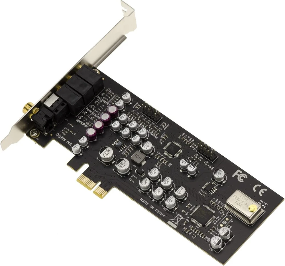 Kalea-informatique 7.1 Hd Hifi garso plokštė 24 bitų 192 Khz 100 Db per Pcie prievadą su Cmedia Oxygen Cm8828 / Cm9882a lustų rinkiniu - aukšto ir žemo profilio