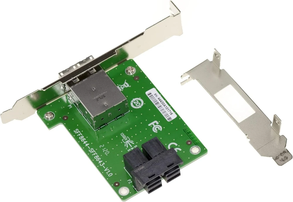 Kalea-informatique sas konvertavimo plokštė sff8644 sff8643 minisas vidinis išorinis sff-8644 sff-8643