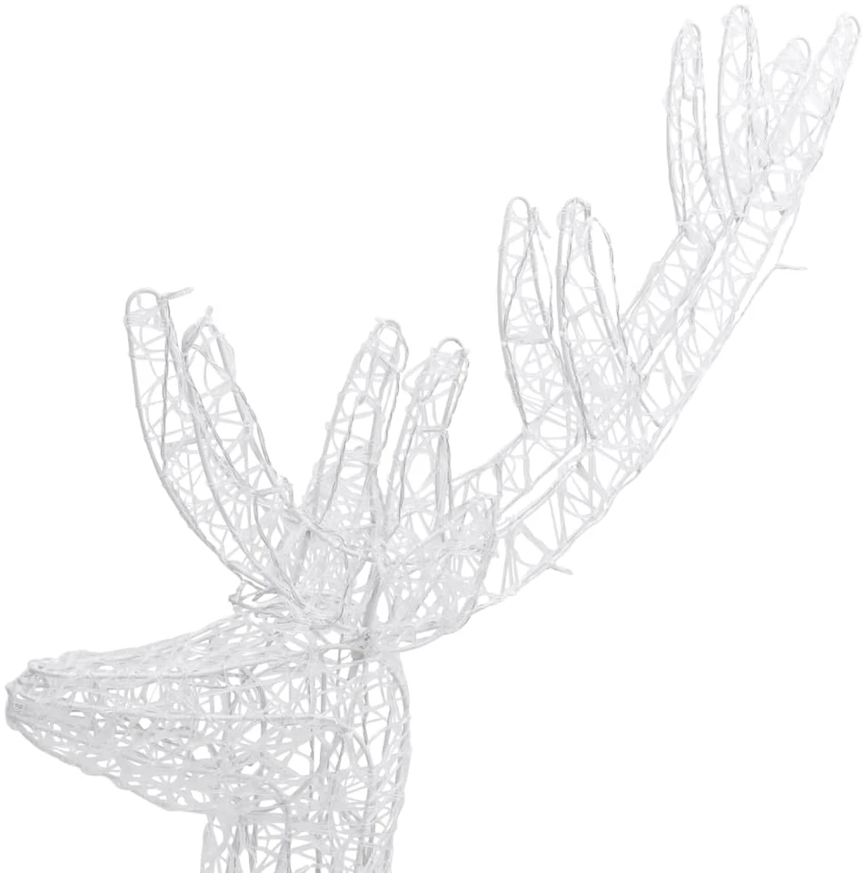 Kalėdinė dekoracija elnias, mėlyna, 180cm, akrilas, 250LED, XXL