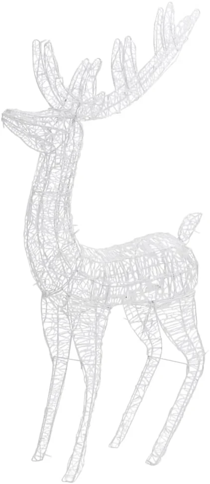 Kalėdinė dekoracija elnias, mėlyna, 180cm, akrilas, 250LED, XXL