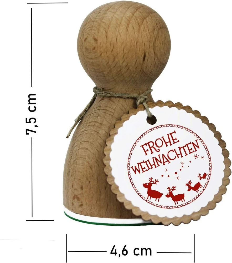 Kalėdinis antspaudas (merry Christmas Xl36)