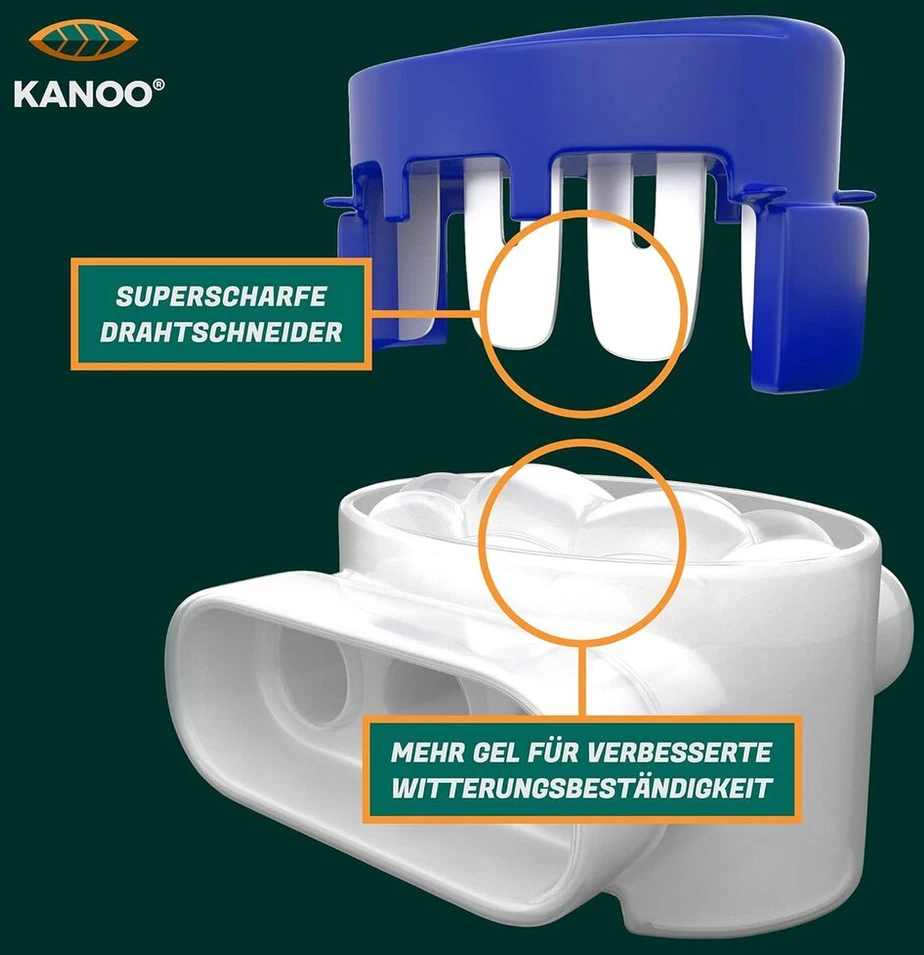 Kanoo® kabelio jungtis robotizuotai vejapjovei - 20 x jungiamųjų gnybtų + 1 m kabelis - praktiškas rinkinys, skirtas kloti ir taisyti ribojantį laidą visų įprastų prekės ženklų robotizuotoms vejapjovėms, žalias