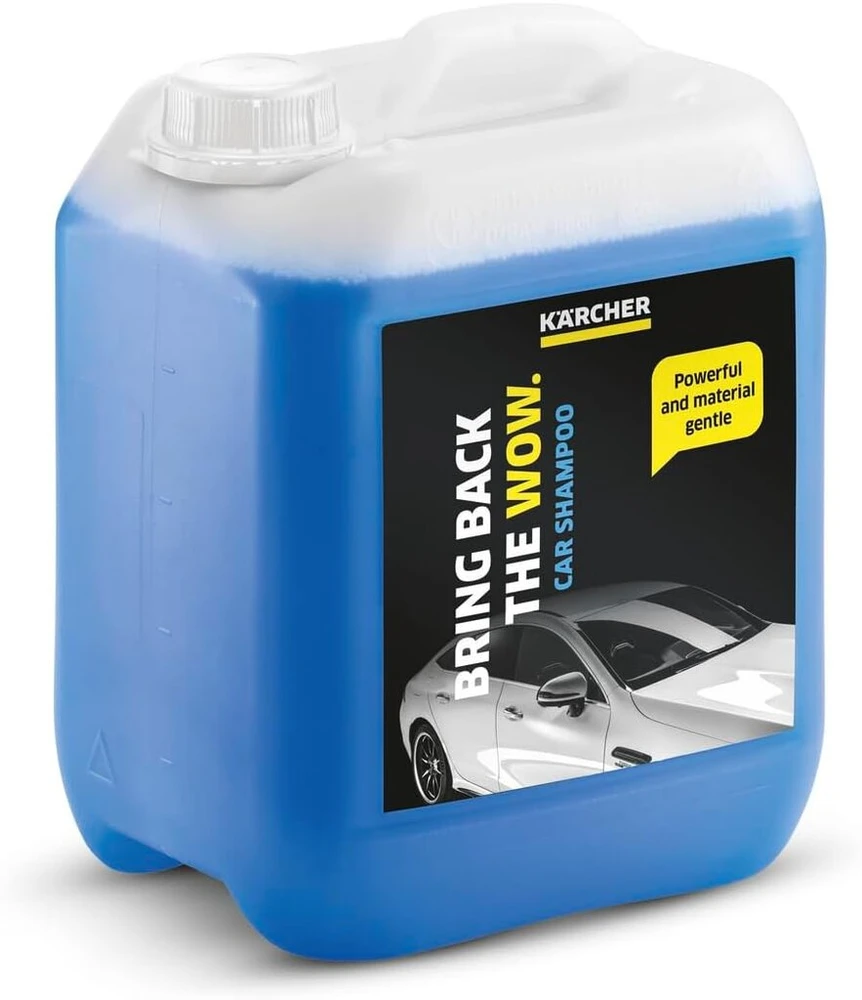 Kärcher automobilių šampūnas rm 619 (5 l), skirtas kruopščiam dažų ir plastikinių paviršių valymui