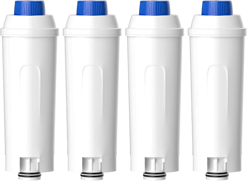 Kavos aparatas Breaull 4 kavos aparato vandens filtrų rinkinys, suderinamas su delonghi dlsc002 9310926 ser3017 5513292811, filtro kasetės, skirtos de'longhi vandens filtrui ecam, esam, etam, ec, bc serijoms