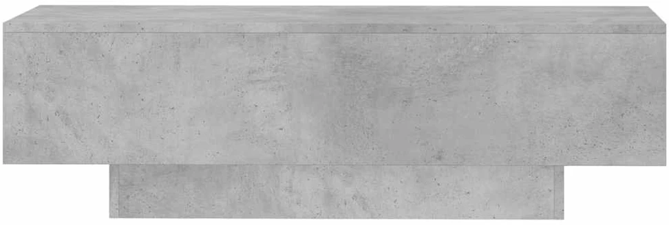 Kavos staliukas, betono pilkas, 100x49,5x31cm, apdirbta mediena
