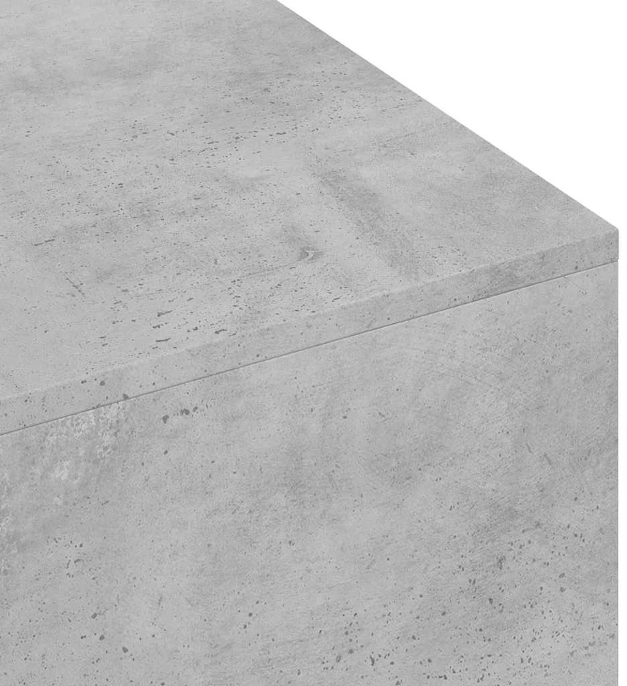 Kavos staliukas, betono pilkas, 100x49,5x31cm, apdirbta mediena