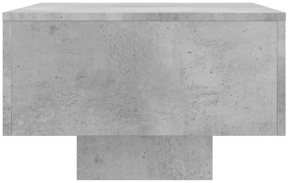 Kavos staliukas, betono pilkas, 100x49,5x31cm, apdirbta mediena